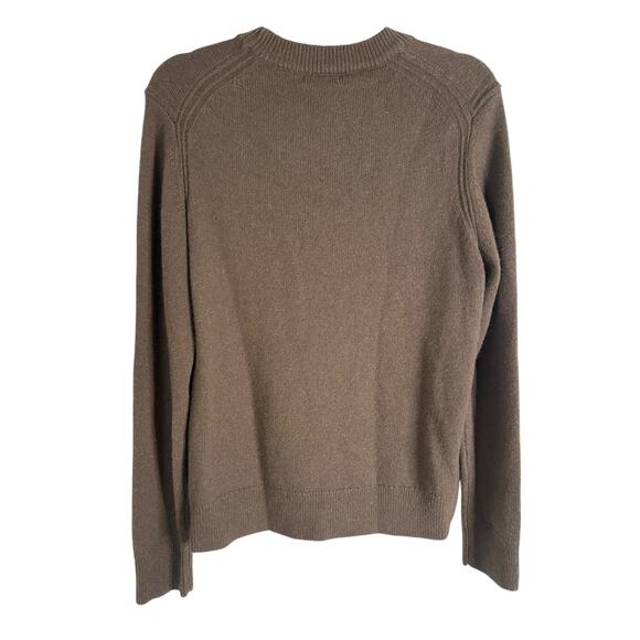 Rue Sophie Villette Crew Neck Sweater Wool Cashmere Quiet Luxury Brown S - Picture 7 of 8